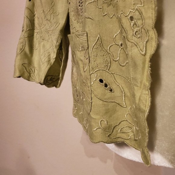 Kial Embroidered Collared Jacket - Picture 16 of 16